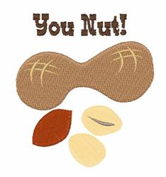 beginner-friendly peanut machine embroidery pattern - Simply Nuts Peanuts for kitchen aprons