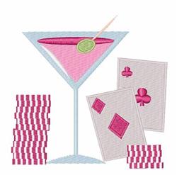 detailed play machine digital embroidery pattern - Sip & Play perfect for Party Hats