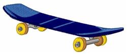 Skateboard - 4x4 skateboard beginner-friendly embroidery design for reusable tote bags