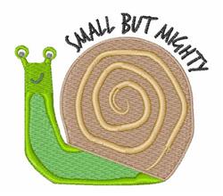 snail detailed machine embroidery - Small But Mighty perfect for cute baby onesies