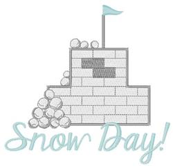 detailed winter day machine embroidery pattern - Snow Day for Kids Snow Day Gear