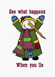 Colorful cartoon snowman wearing a vibrant scarf, joyfully posed with playful text for winter-themed decor.