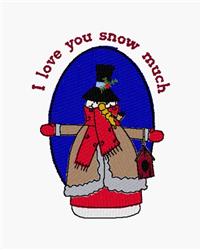 Cheerful snowman in a red scarf and black top hat holding a birdhouse, set against a blue background, perfect for winter-them