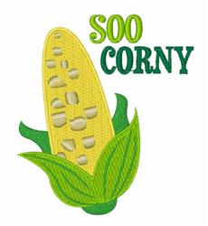 Soo Corny - 4x4 corny detailed machine embroidery design perfect for kitchen tea towels