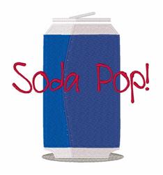 Sopa Pop - 4x4 pop detailed machine embroidery design perfect for reusable tote bags