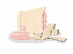 beginner-friendly cube machine embroidery pattern - Spilled Sugar Cubes for decorative pillow covers