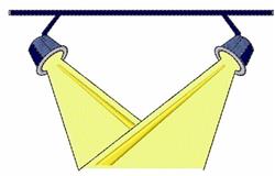 beginner-friendly light machine embroidery pattern - Spot Lights for decorative pillow covers