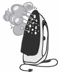Steam Iron - 5x7 iron detailed machine embroidery design for Dressmaker Forms