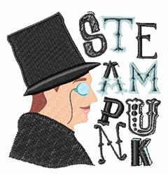 Steam Punk - 4x4 punk detailed machine embroidery design for decorative pillow covers