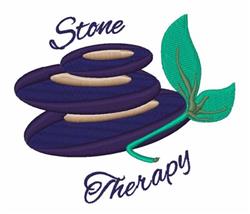 detailed leaf machine embroidery pattern - Stone Therapy for decorative pillow covers