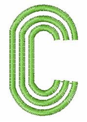 quick stitch case machine embroidery pattern - Striped Lower Case c for kitchen aprons