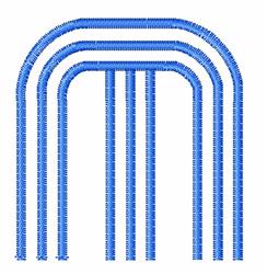 case quick stitch machine embroidery - Striped Upper Case M for decorative pillow covers