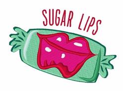 Sugar Lips - 5x7 lip detailed machine embroidery design perfect for kitchen tea towels
