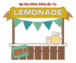 Summer Lemonade - 5x7 lemonade detailed embroidery design for reusable tote bags