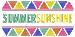 detailed summer sunshine machine embroidery pattern - Summer Sunshine for kitchen aprons