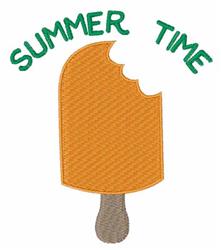 beginner-friendly summer time machine embroidery pattern - Summer Time for kitchen aprons