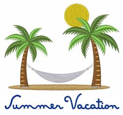 Summer Vacation - 5x7 sunflower detailed machine embroidery design for Sun Hats