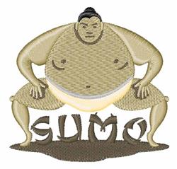 wrestler detailed machine embroidery - Sumo Wrestler for decorative wall hangings