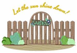 detailed sunflower machine embroidery pattern - Sunny Gate for reusable tote bags