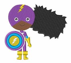 detailed kid machine embroidery pattern - Super Kid perfect for insulated lunch bags