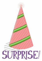 beginner-friendly suprise machine embroidery pattern - Suprise perfect for Party Hats