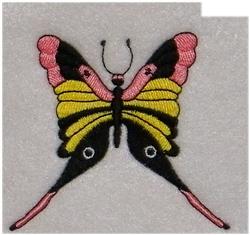 butterfly beginner-friendly machine embroidery - Swallowtail Butterfly for Nursery Decor