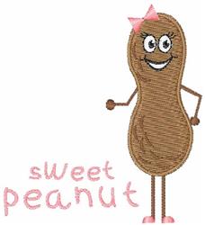 peanut beginner-friendly machine embroidery - Sweet Peanut for reusable tote bags