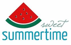 Sweet Summer - 5x7 summer detailed machine embroidery design for Picnic Blankets