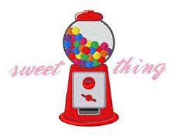 thing detailed machine digital embroidery - Sweet Thing perfect for reusable tote bags