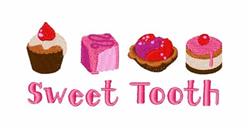 Sweet Tooth - 5x7 tooth detailed machine embroidery design perfect for kitchen aprons