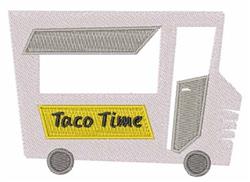 time detailed machine digital embroidery - Taco Time perfect for Nature Journals