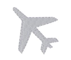quick stitch symbol machine embroidery pattern - Take Flight Symbol for decorative pillow covers