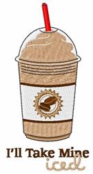 Take Mine Iced - 4x4 iced beginner-friendly embroidery design for Coffee Mugs