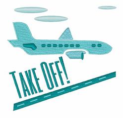 Take Off - 4x4 off beginner-friendly machine embroidery design for cute baby onesies