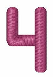 Techno Overload Font 4 - 4x4 font quick stitch embroidery design for Kids Backpacks