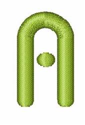 Techno Overload Font A - 4x4 font quick stitch embroidery design for Home Decor