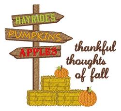 detailed autumn thought machine embroidery pattern - Thankful Thoughts for Adventure Journals