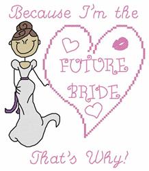 heart detailed machine embroidery - Thats Why perfect for Celebratory T-Shirts