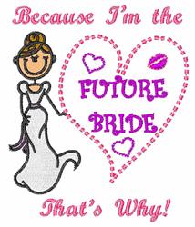 Thats Why - 5x7 heart detailed machine embroidery design perfect for reusable tote bags