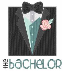 detailed bachelor machine embroidery pattern - The Bachelor for patchwork quilt blocks
