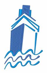 The Ferryboat - 4x4 ferryboat beginner-friendly embroidery design for Beach Towels