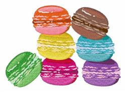 The Macaron - 5x7 macaron detailed machine embroidery design for Kitchen Aprons
