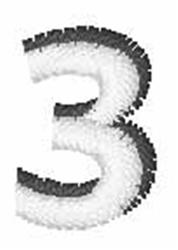 quick stitch air machine embroidery pattern - Thin Air 3 for patchwork quilt blocks