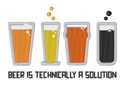 detailed beer machine embroidery pattern - Thirst Aid Beer for Picnic Supplies