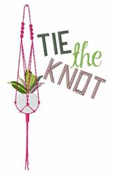 leaf beginner-friendly machine embroidery - Tie The Knot perfect for reusable tote bags