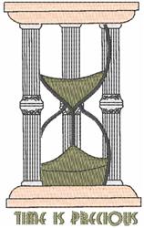 preciou detailed machine embroidery - Time Is Precious for patchwork quilt blocks