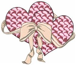 Timeless Hearts - 5x7 heart detailed embroidery design for patchwork quilt blocks