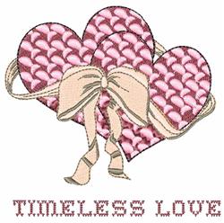 detailed valentine heart machine embroidery pattern - Timeless Love for decorative pillow covers