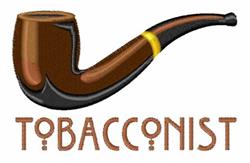 Tobacconist - 4x4 tobacconist beginner-friendly embroidery design for kitchen tea towels
