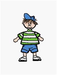 boy beginner-friendly machine embroidery - Toddler Boy perfect for kitchen tea towels